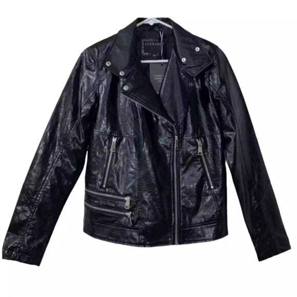 Bernardo Jackets & Blazers - Bernardo Black Faux Leather
Jacket(Size Small)